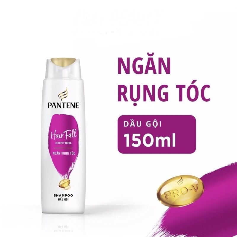 Dầu gội Pantene 150ml Hair Fall Control ngăn rụng tóc Chai Nhỏ tiện lợi