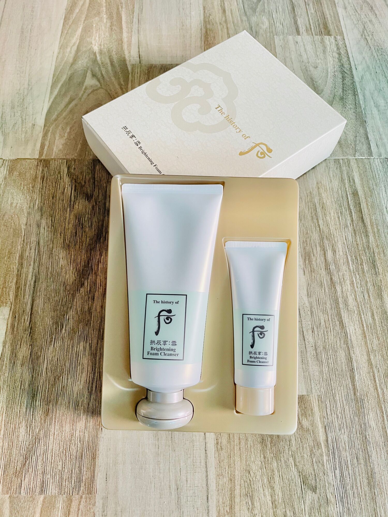 Set Sữa Rửa Mặt Whoo Trắng