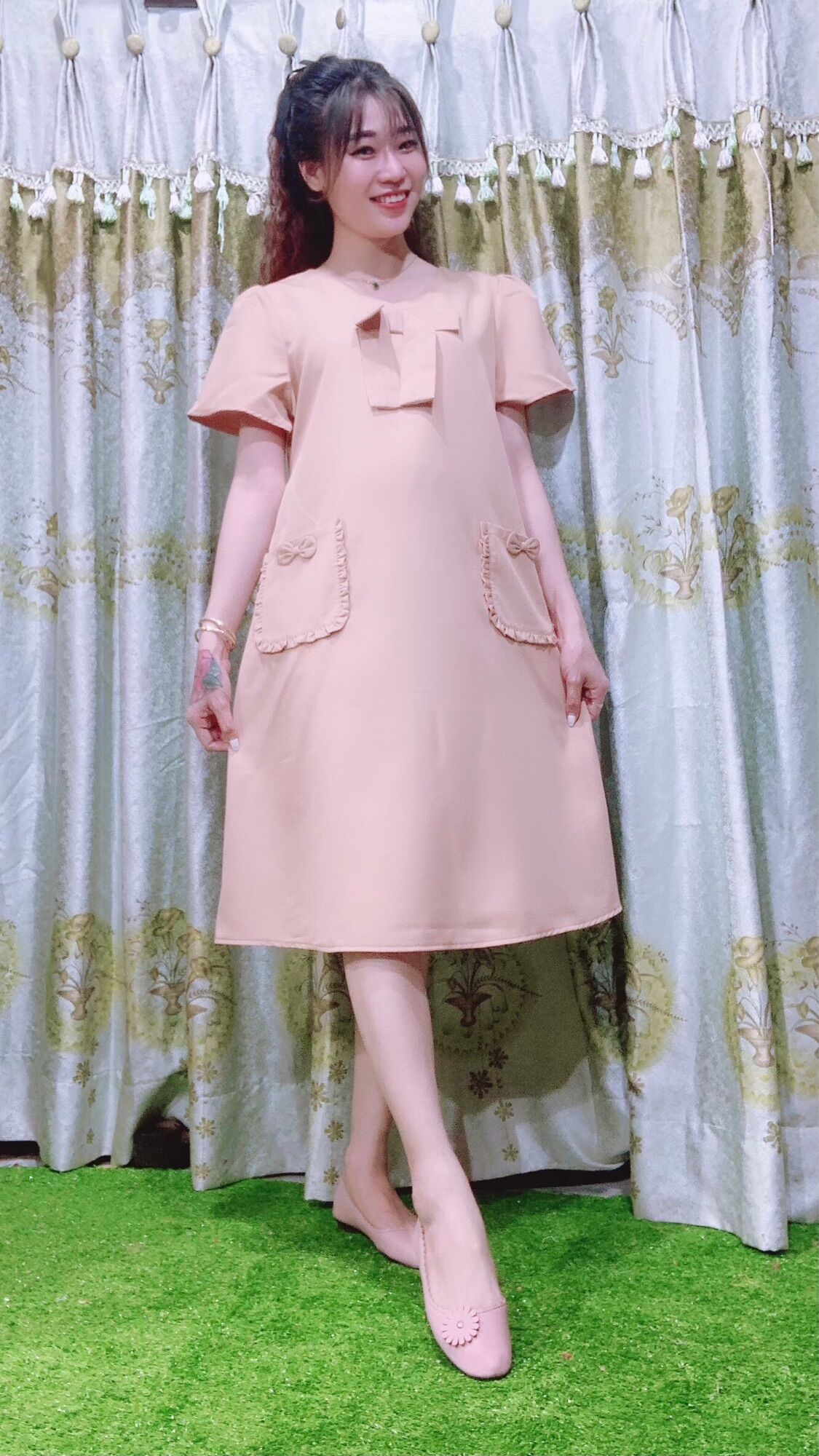Đầm Bầu suông Hai túi Size 45 đến 60kg