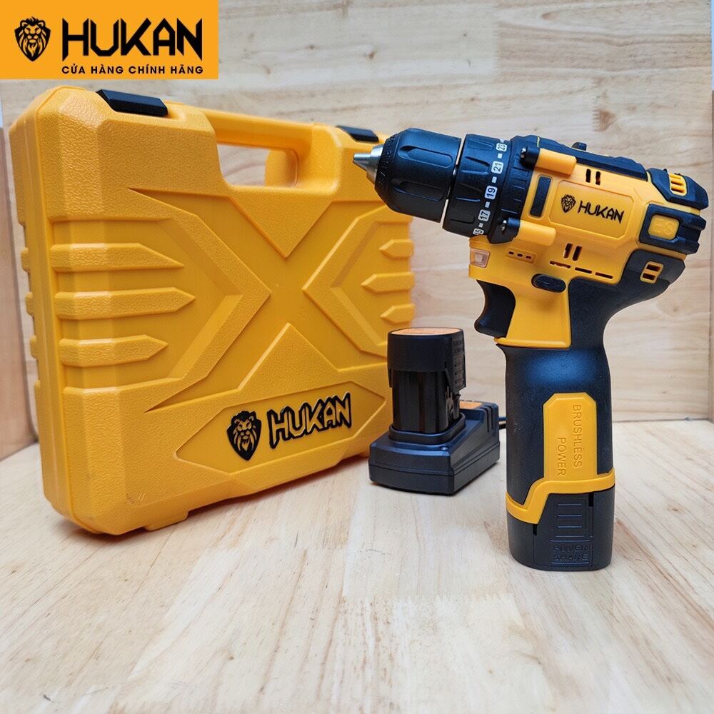 Máy khoan pin Hukan - Không chổi than 18V
