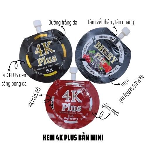 Kem 4k mini dùng thử - thái lan