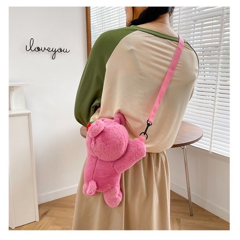 TÚI ĐEO GẤU DÂU LOTSO