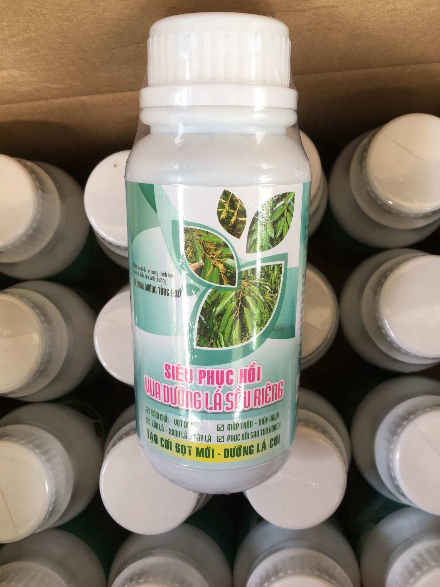 500ML Phân Bón Lá Siêu Phục Hồi Vua Dưỡng Lá Cây Sầu Riêng Đâm Chồi, Vọt Đọt, Bung Đọt, Lớn Lá, Xanh Lá, Dày Lá, Mập Đọt