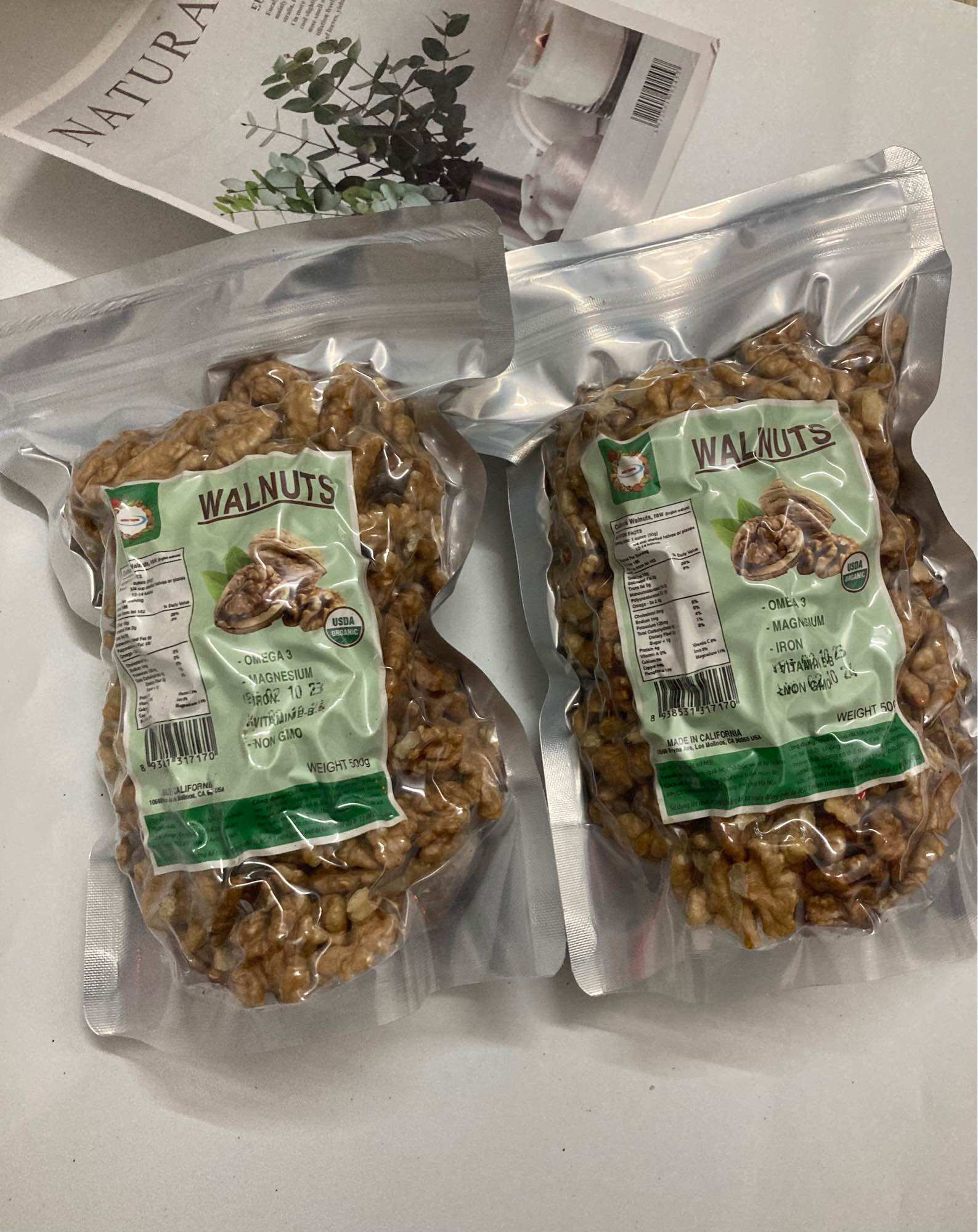 Óc chó tách vỏ nhập khẩu Mỹ 500g
