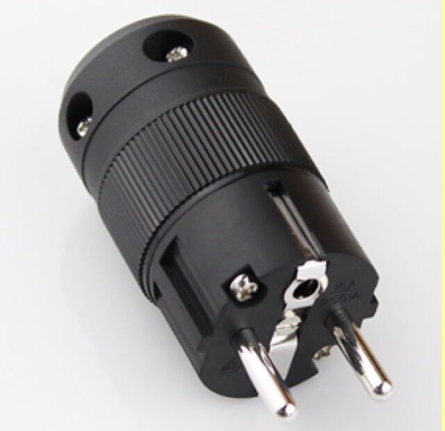 Jack nguồn audio 2 chân mạ cacbon
