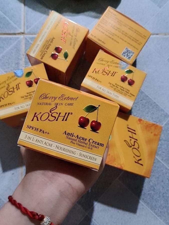 Kem KOSHI mụn trắng da 15g