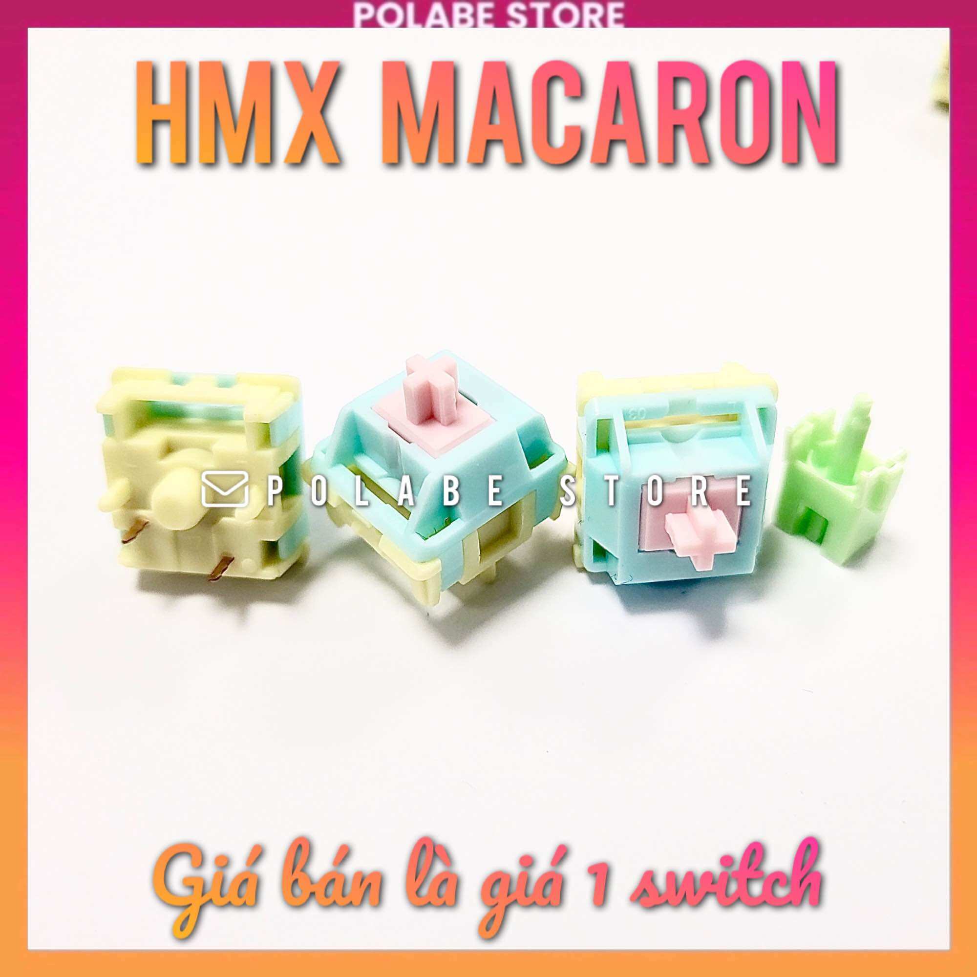 HMX Macchiato Linear switch HMX Macaron linear công tắc bàn phím cơ YG Studio Macchiato - Polabe Store