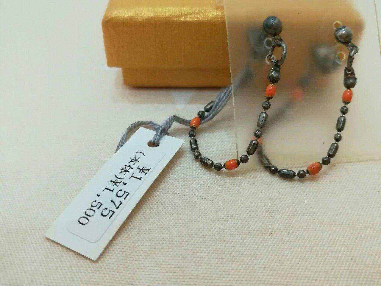 Hoa tai bông tai hạt cườm dáng dài thanh lịch thiết kế nguyên bản phong cách Nhật Bản