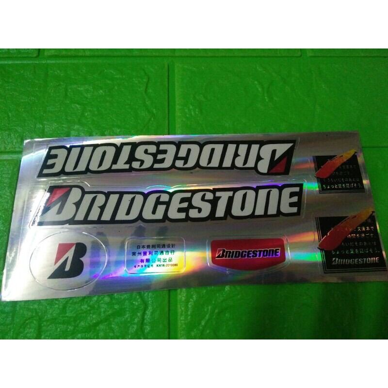 Bộ tem dán xe đạp Bridgestone nhập Thái Lan