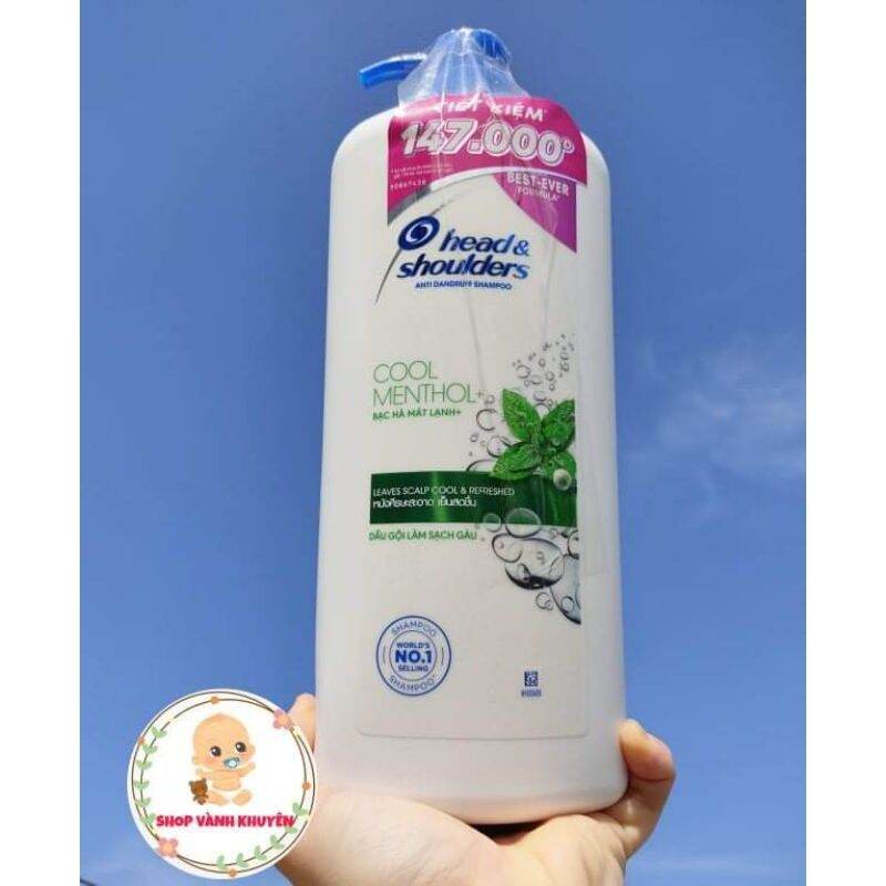 Dầu gội đầu Head & Shoulder bạc hà mát rượi 1200ml