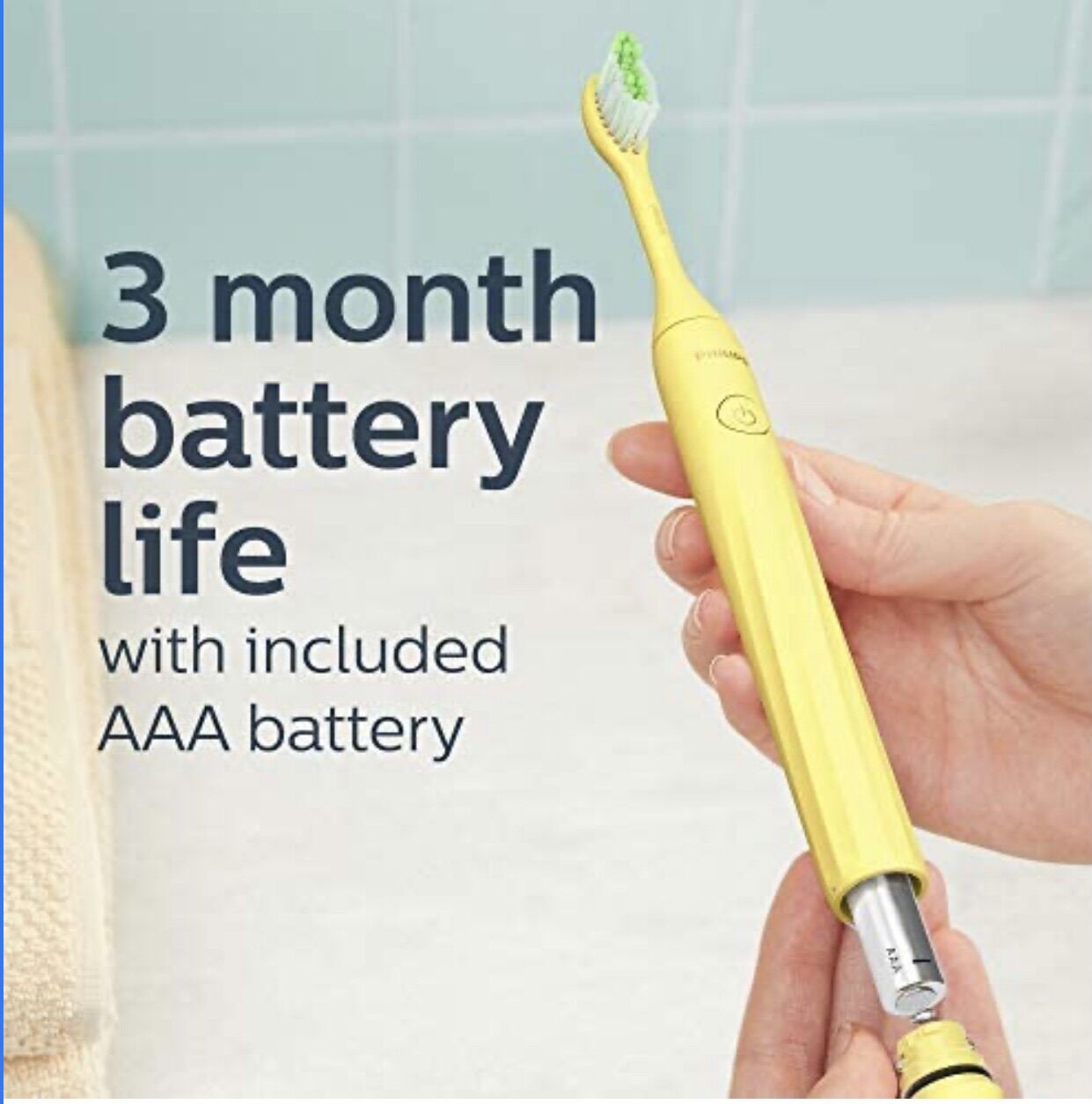 Bàn chải điện Philips one by sonicare dùng pin AAA
