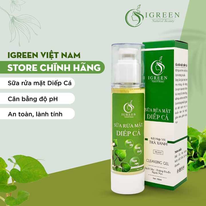 SỮA RỬA MẶT DIẾP CÁ TẤT CẢ MỌI LOẠI DA