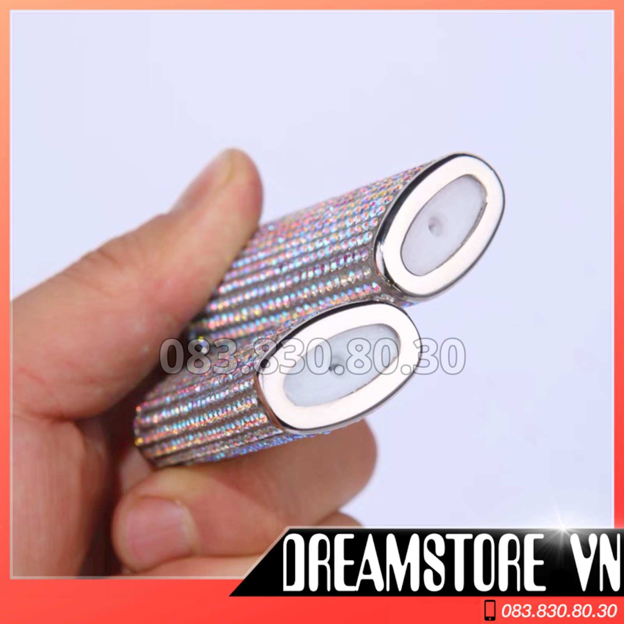 Vỏ Bật Lửa Bic j5 Mini Đính Hạt Cườm - Kèm Ruột