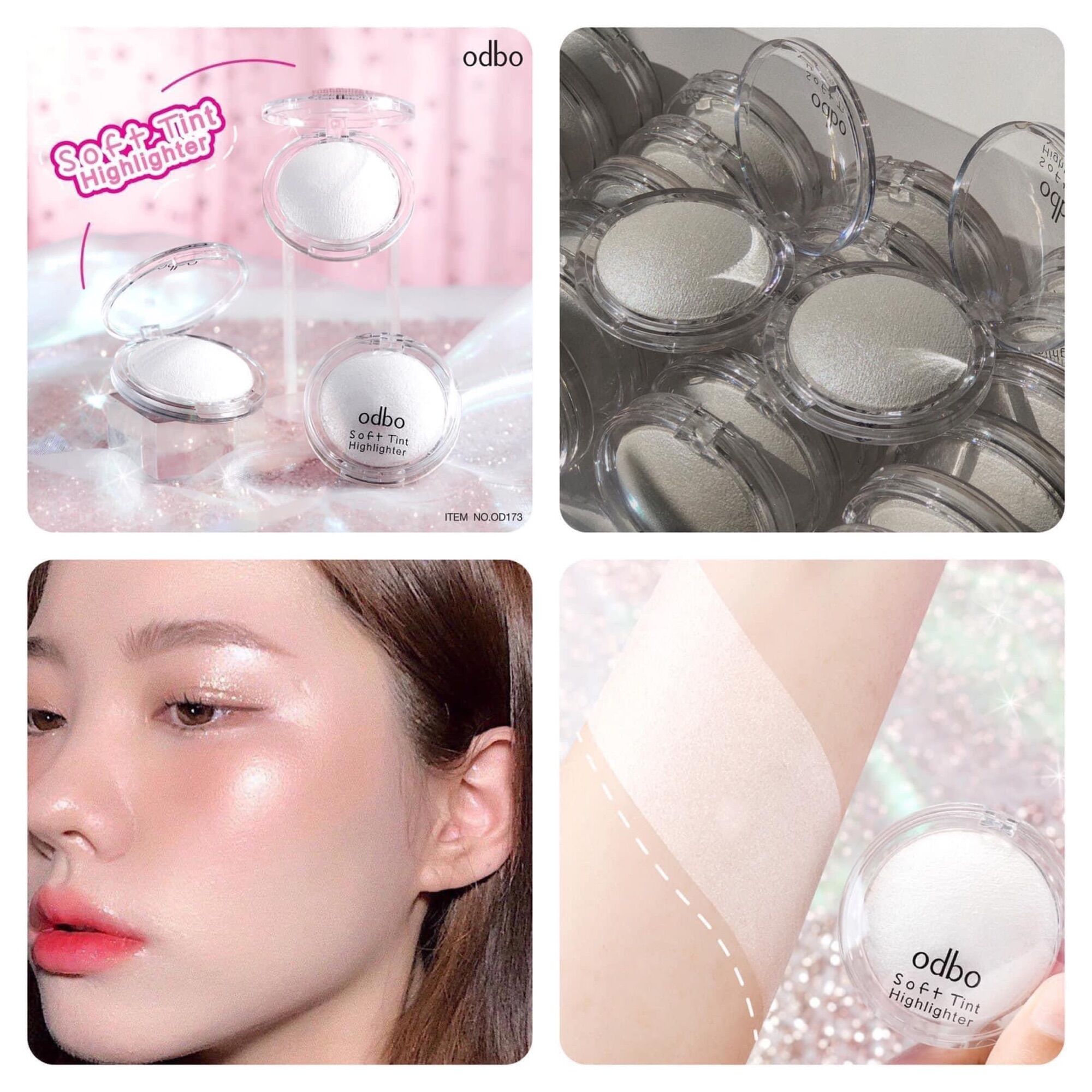 Phấn bắt sáng Odbo Soft Tint Highlighter OD173