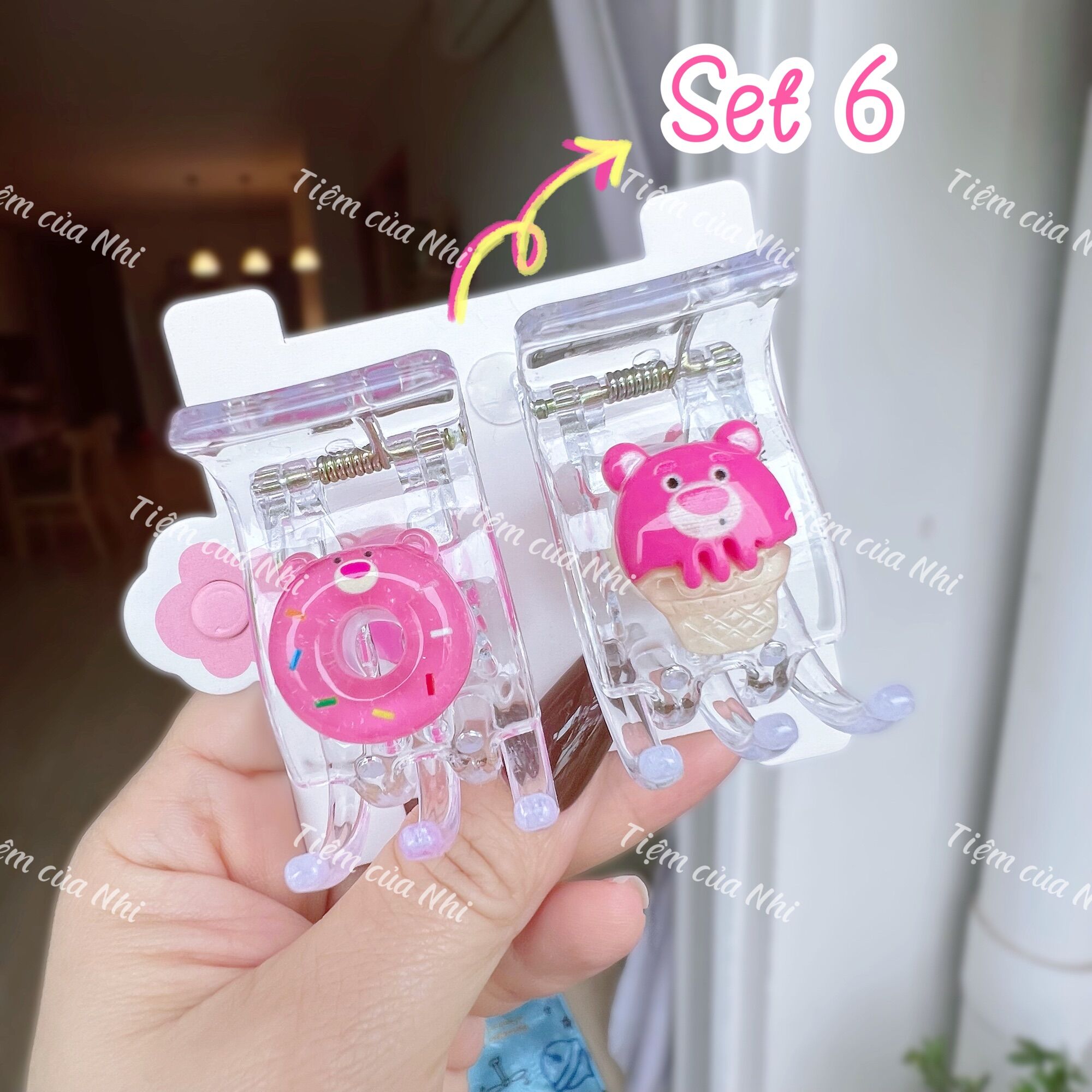 KẸP CÀNG CUA 5 RĂNG GẤU DÂU LOTSO