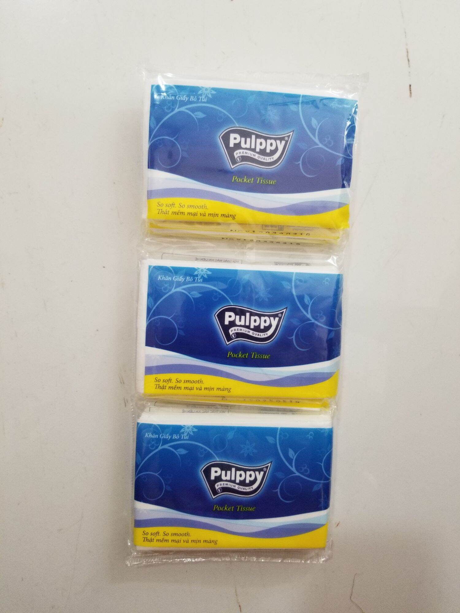 [HCM]Combo 3 lốc giấy bỏ túi pulppy ( lốc 6 gói/10 tờ)