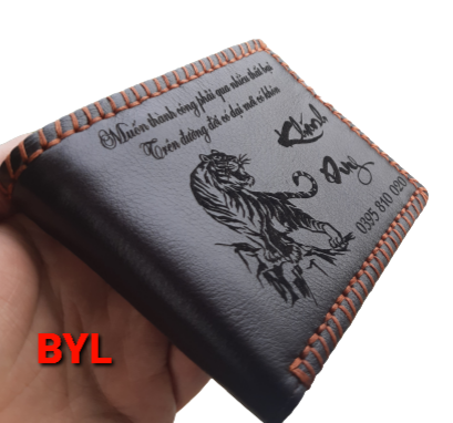 Ví Nam Ví Da Nam May Tay Thủ Công Khắc Tên