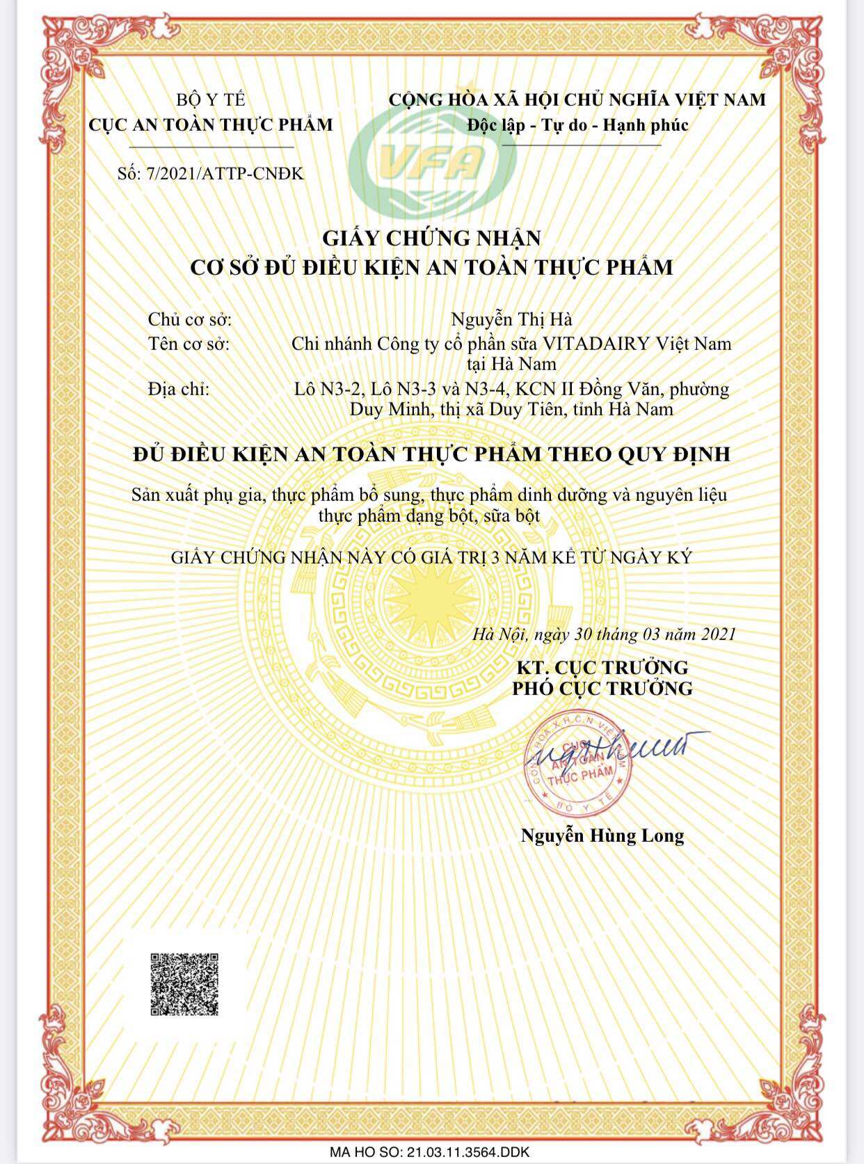 Sữa Colos Gain lon 800g