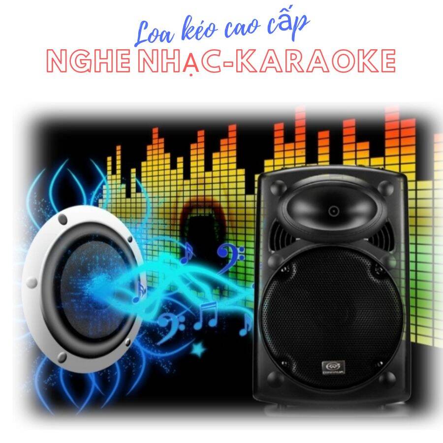 Loa kéo Bluetooth bass 30(3 mic)