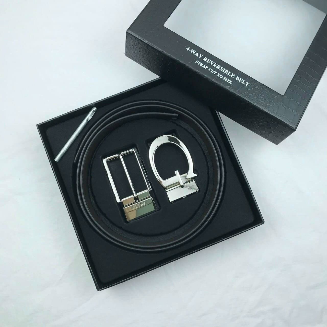 Thắt lưng nam guess 2 mặt