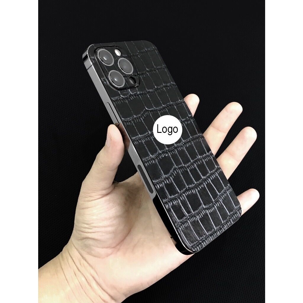Miếng dán da iphone 13 pro max/ 13pro/ 13 iphone 12/ 12 pro/ 12 pro max/ 12 mini - da thật 100%