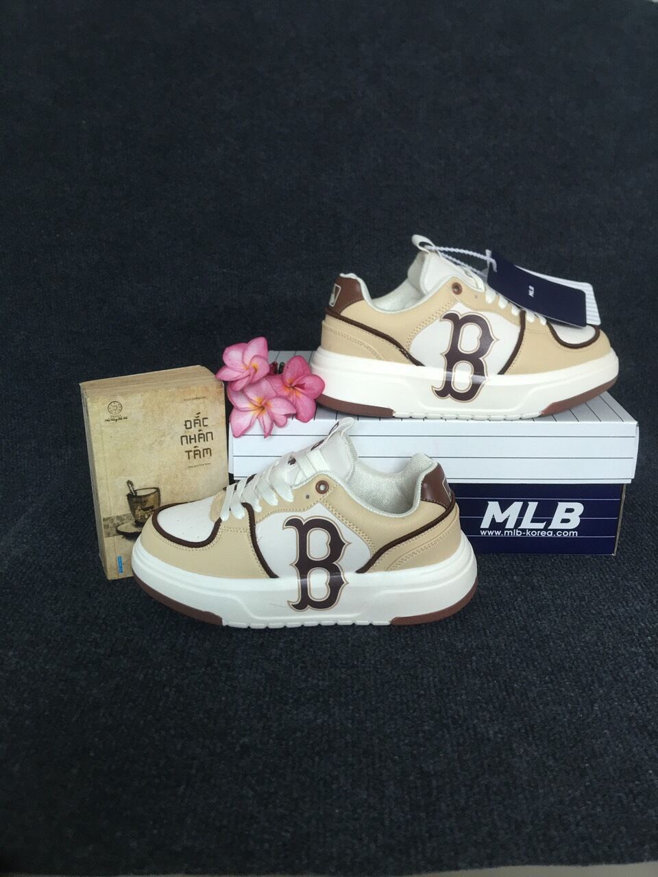 [HCM]Giày sneaker MLB chunky đế cao,giày nữ MLB chunky liner