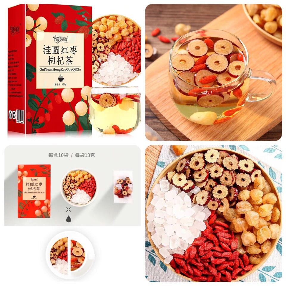 Hộp Trà Táo đỏ - Long Nhãn - Kỳ tử
