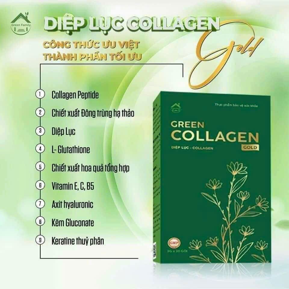 Diệp lục collagen