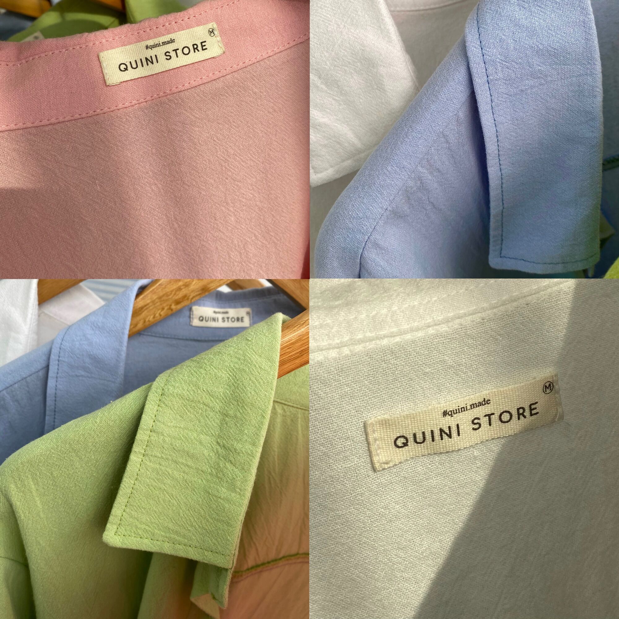 quini.made - Áo Sơ Mi Form Rộng - Linen Basic Shirt