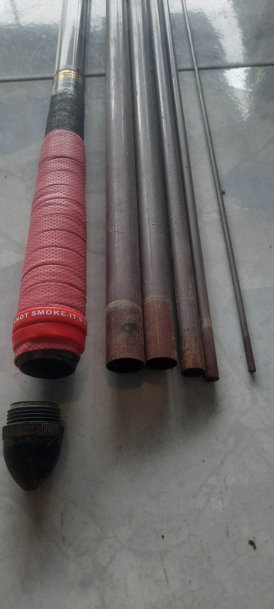 cần câu tay 5m4 nhật bãi (daiwa) chất liệu phíp