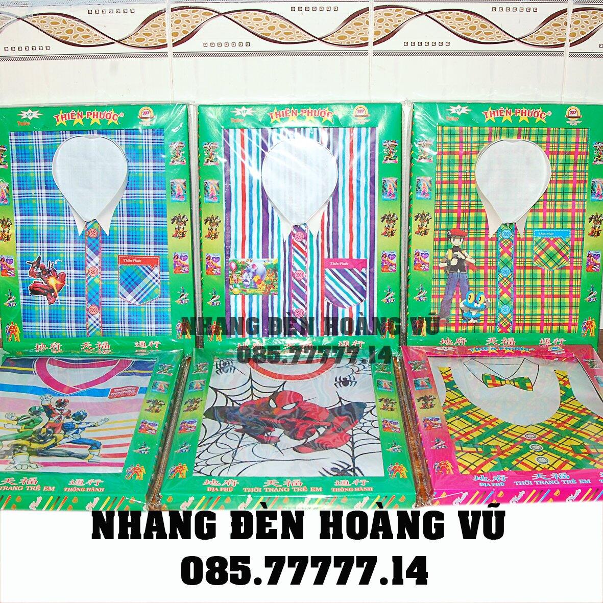 Giấy cúng - giấy áo hộp, áo bé trai, bé gái có đầy đủ phụ kiện
