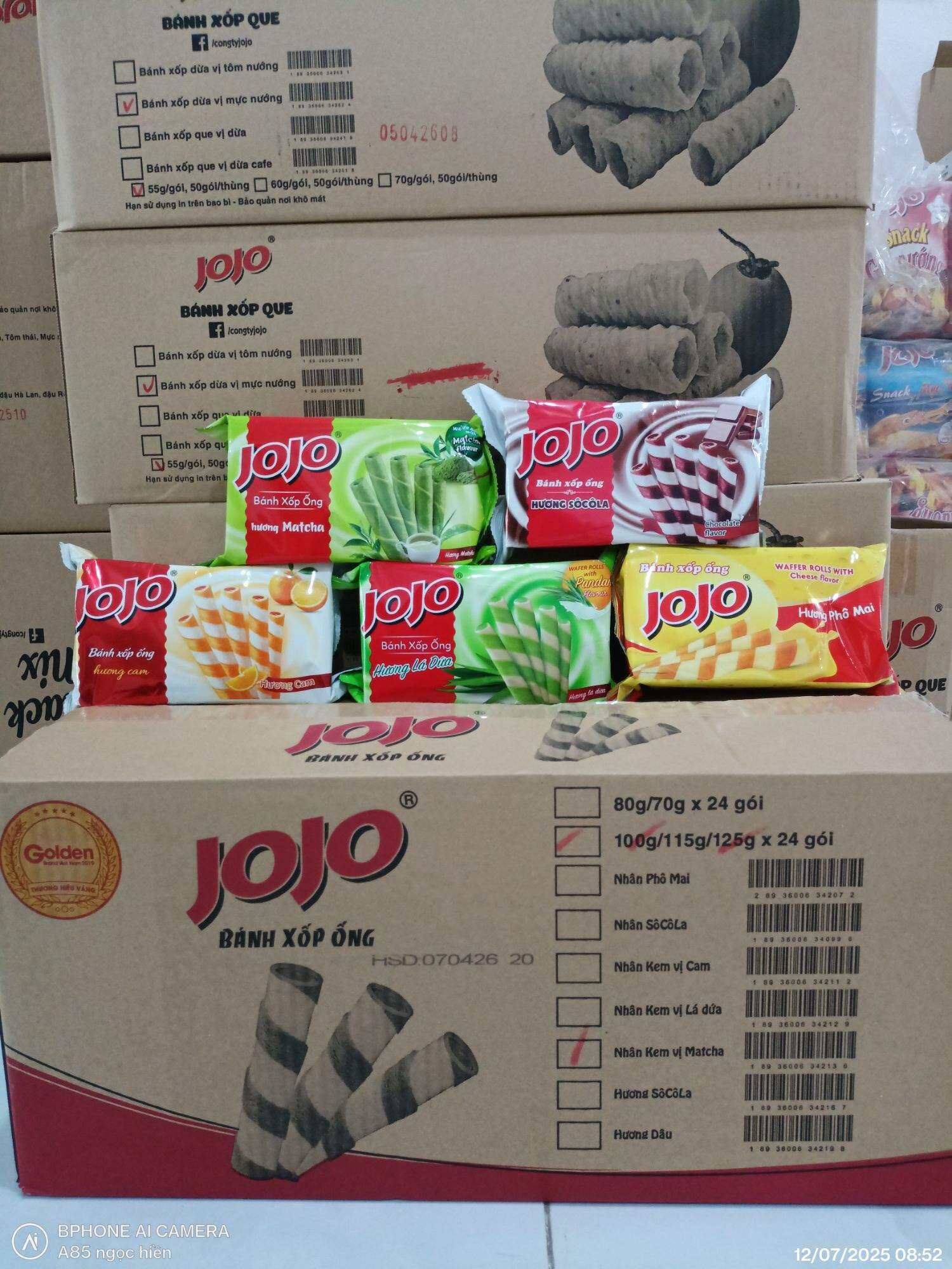 BÁNH XỐP ỐNG JOJO -  QUOCBINHFOOD