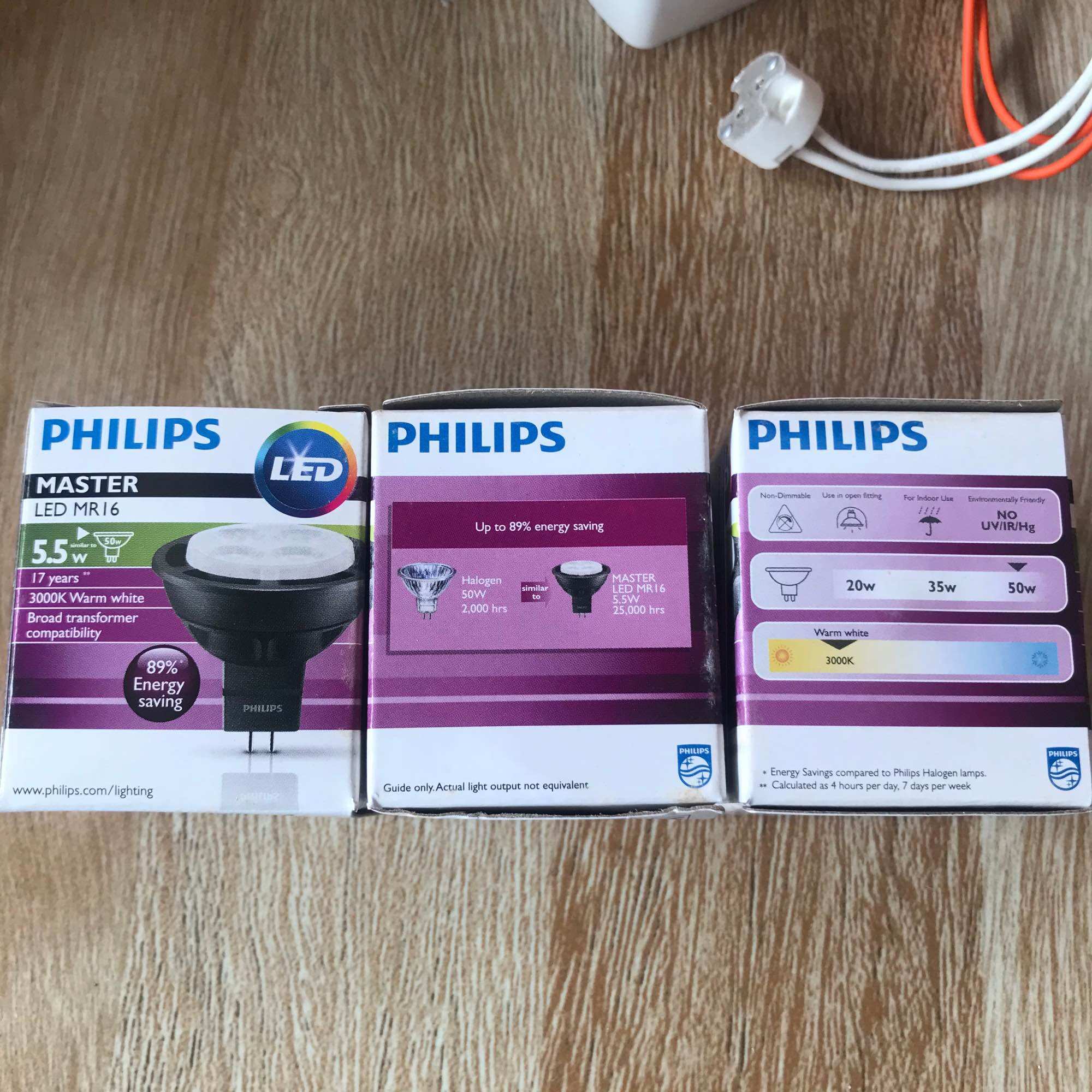 Bóng chén Master Led đui Mr16 công suất 5.5w [Philips chính hãng]