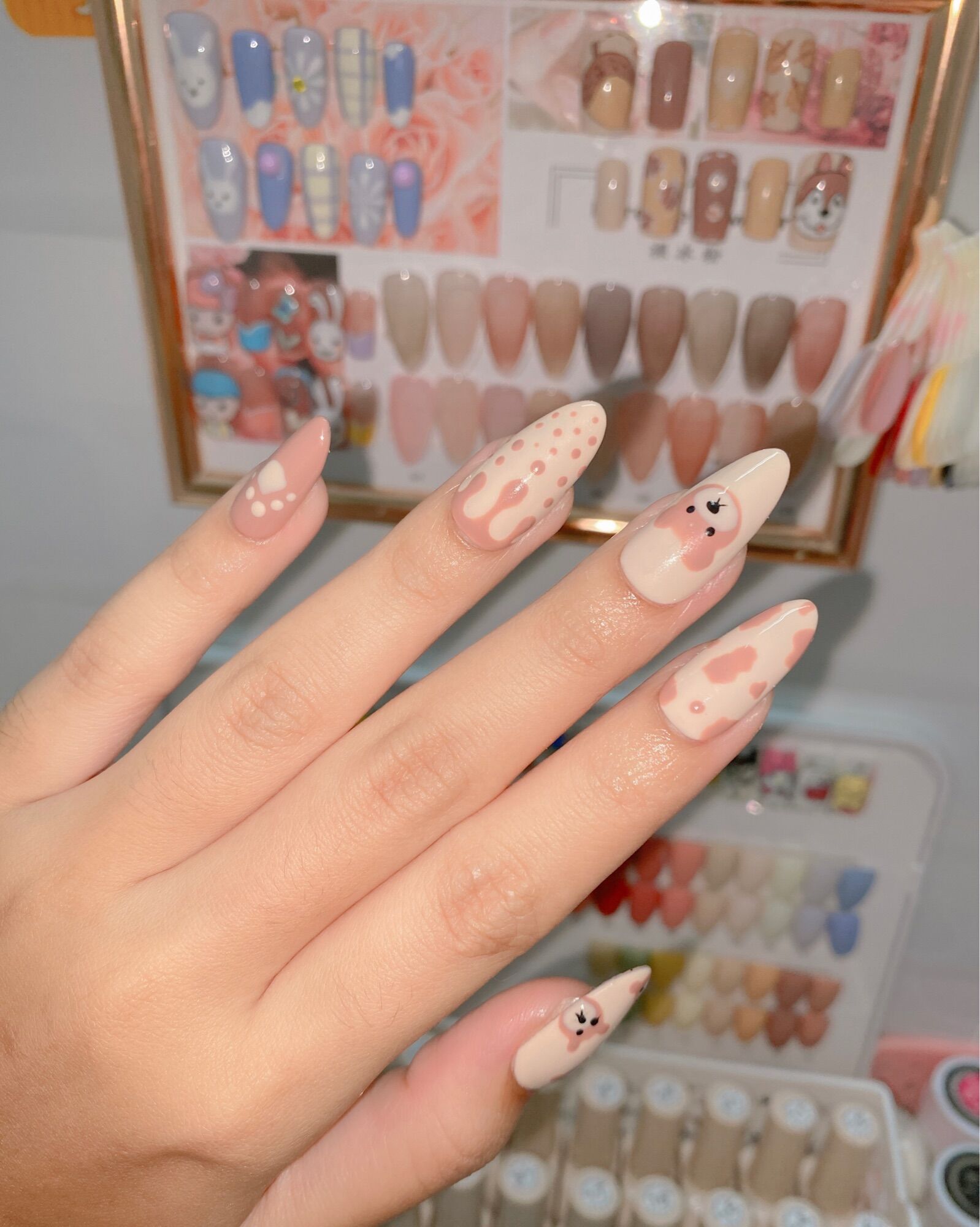 Nailbox thiết kế-mẫu nail con gấu[JUNNail]