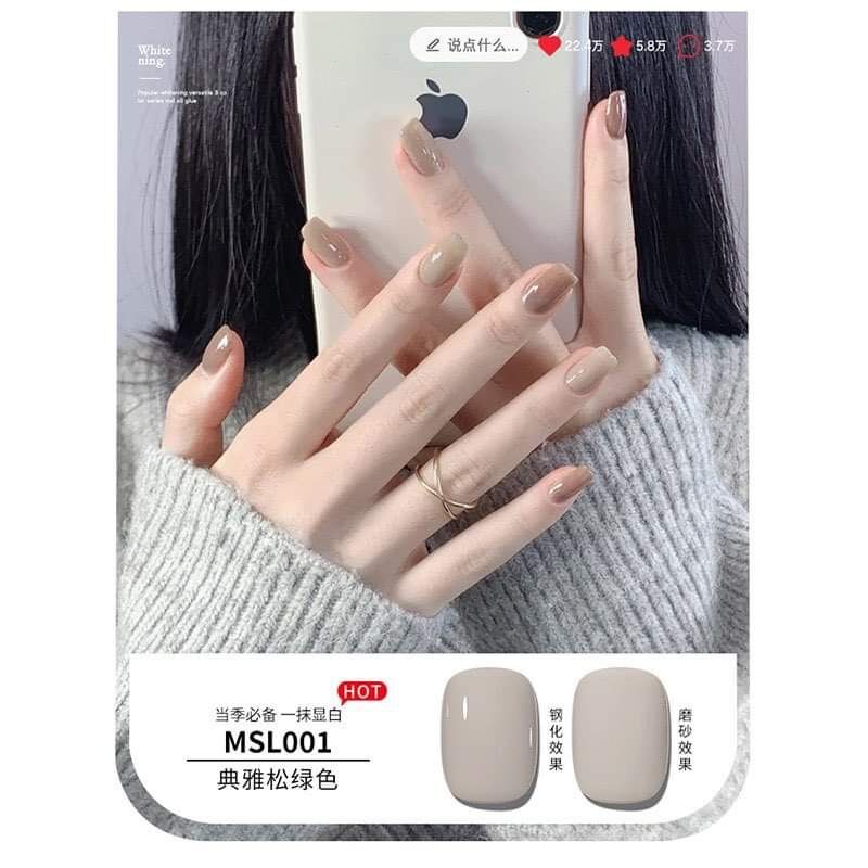 Sơn gel tone màu MATCHA MSL (MUA 10 tặng 1)