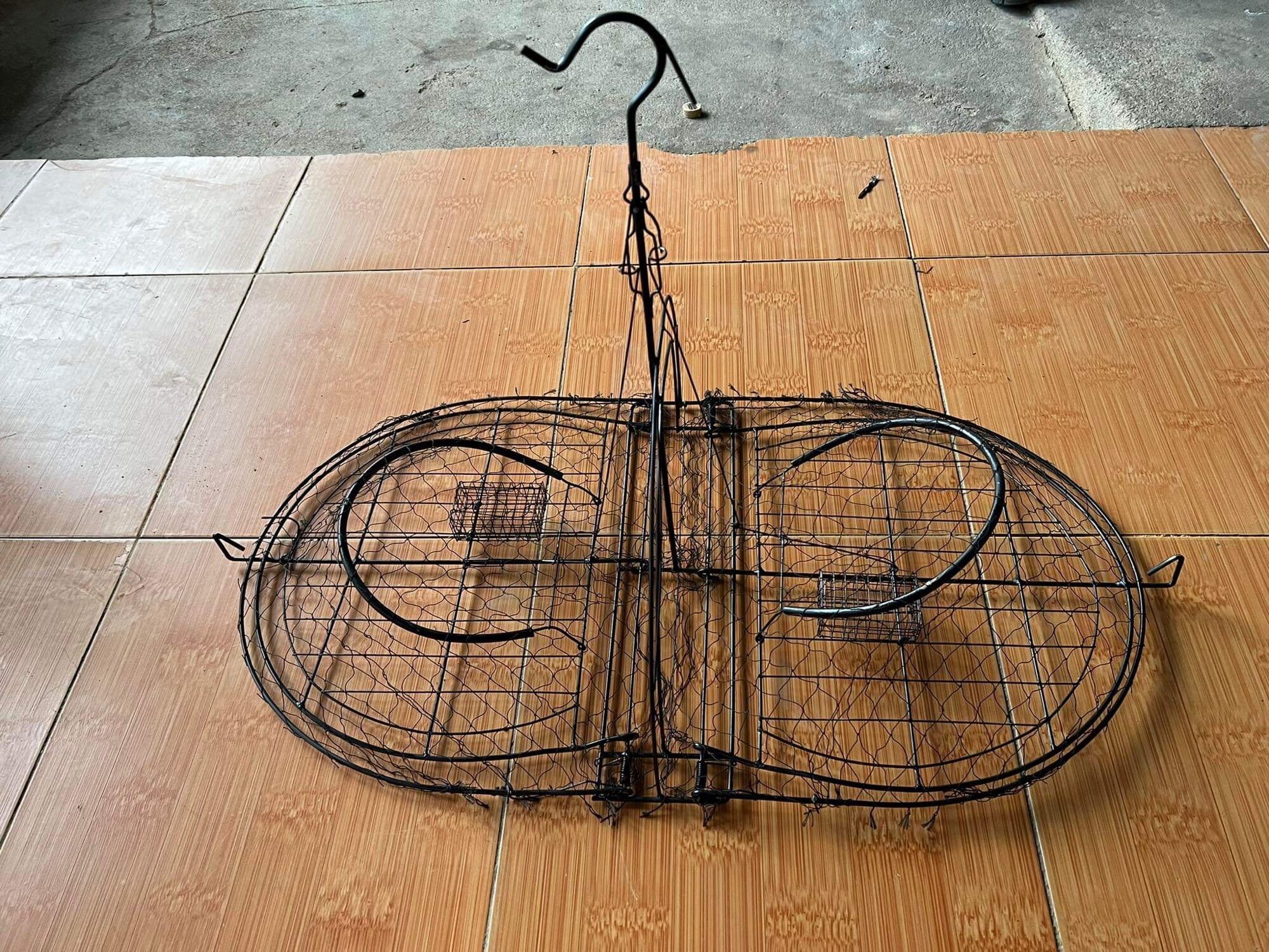 Mẹt bẫy bìm bịp treo cây 2 mặt