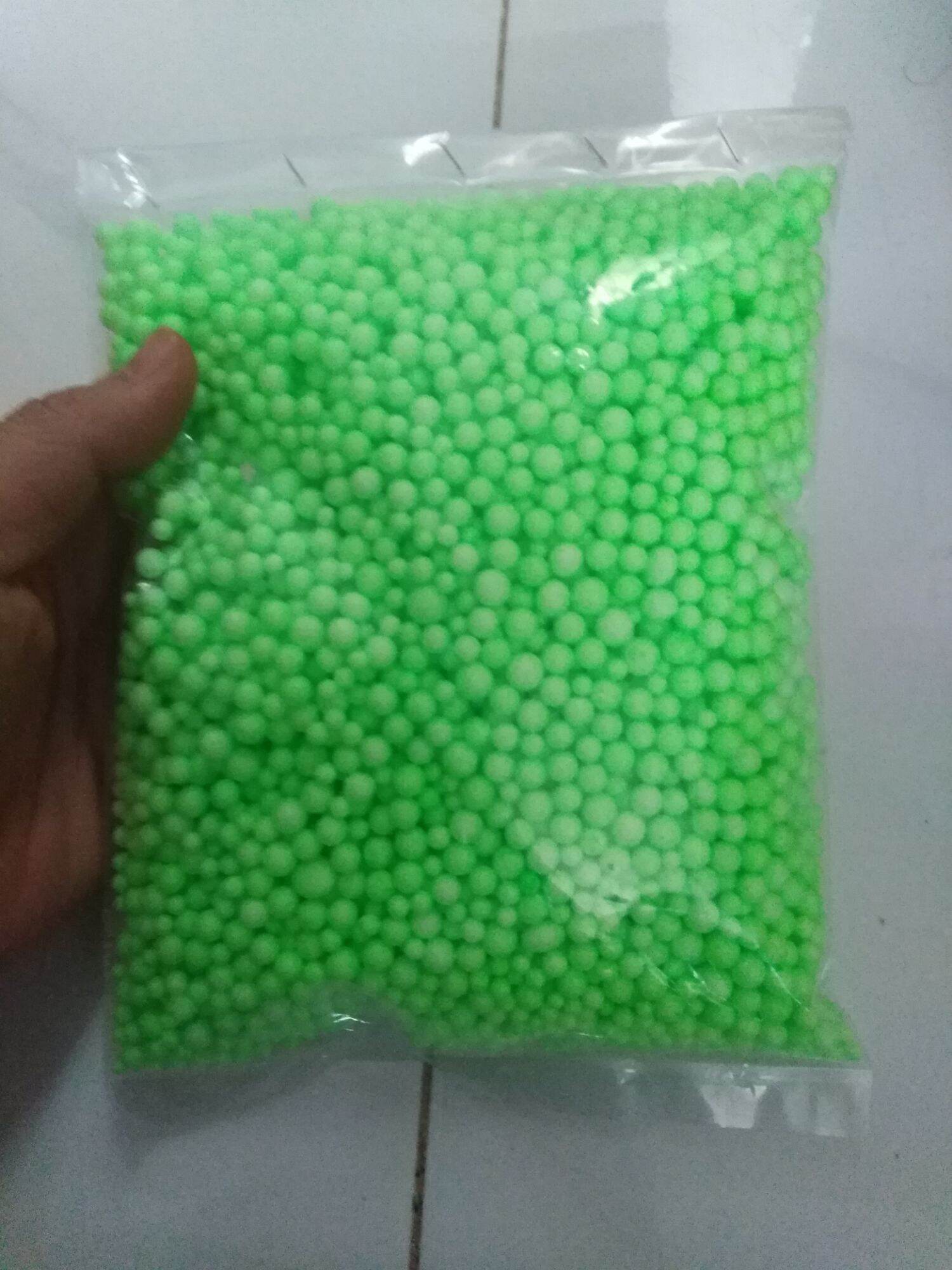 Hạt xốp màu gói quà, Câu cá