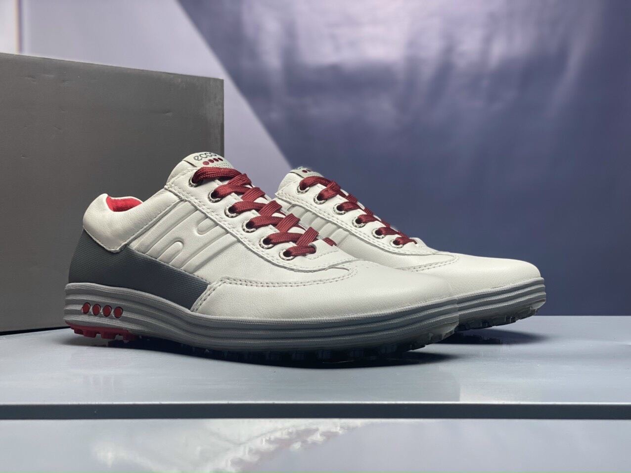 HCM BẢO HÀNH Giày Ecco Golf Street Evo One Red