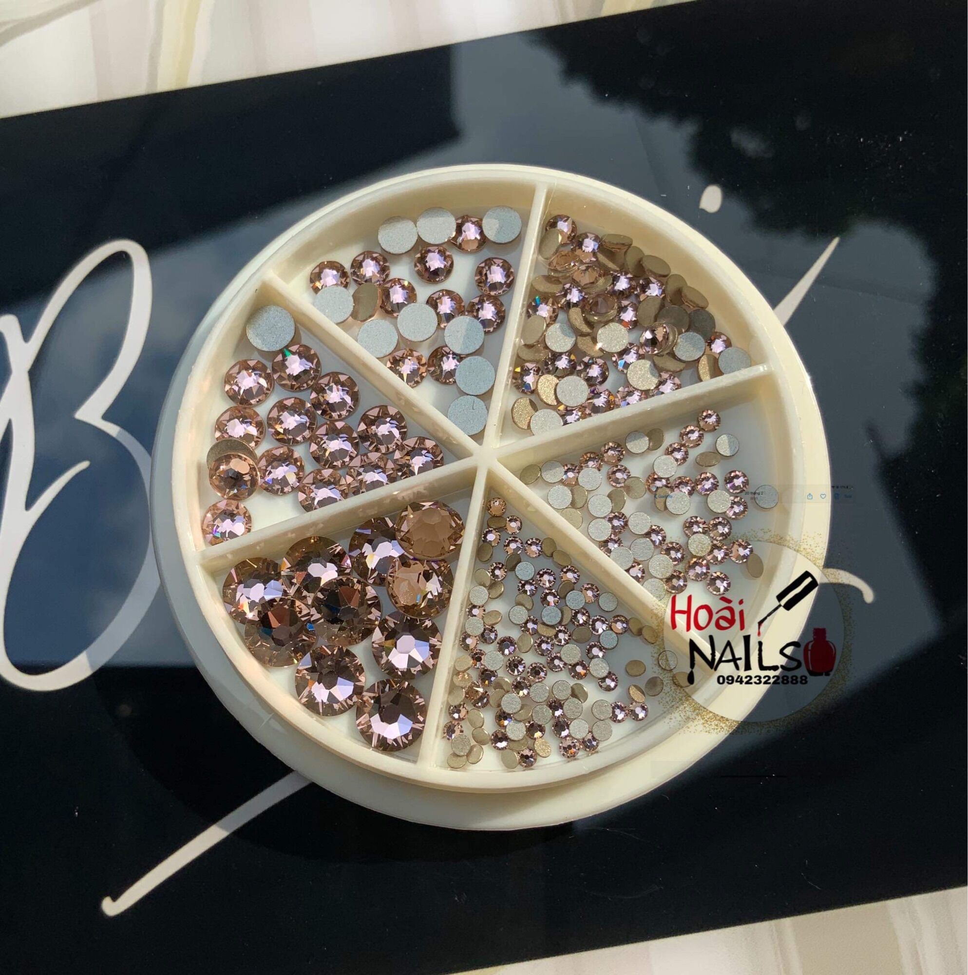 Đá úc mix khay ( swarovski) - chọn màu ib