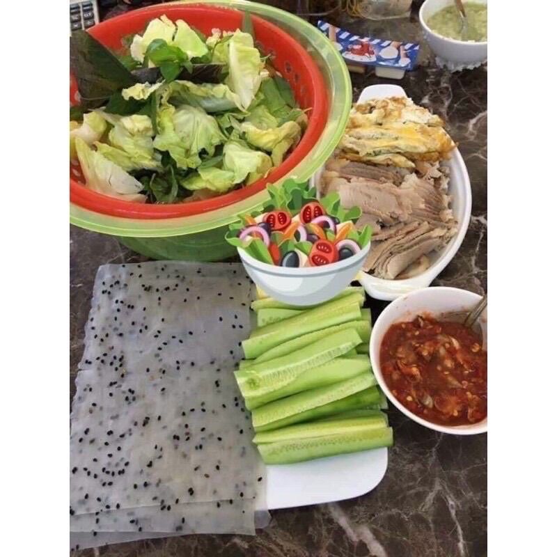 Bánh tráng nhúng mè đen 1kg