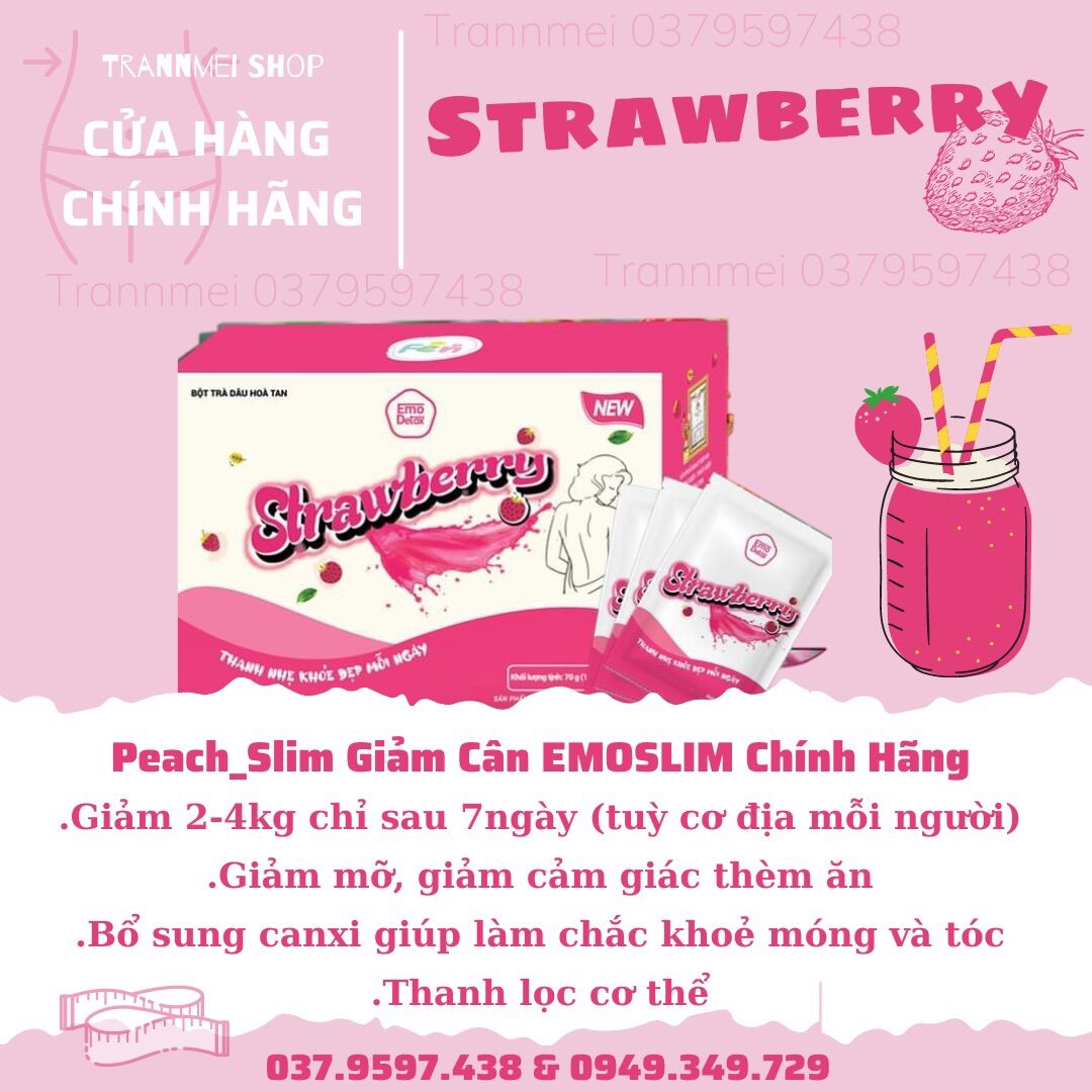 ⚡Combo 3Hộp. Bột Trái Cây Giảm Cân EMOSLIM (Nhắn tin shop chọn vị)