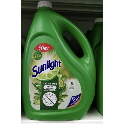 Nước rửa chén SUNLIGHT 3,6Kg Matcha Trà Nhật
