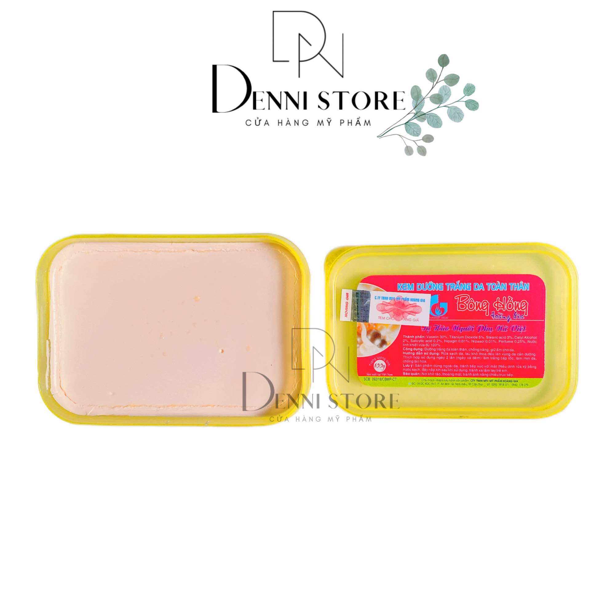 01 hủ kem bông hồng Hoàng Gia ngọc trai 100g