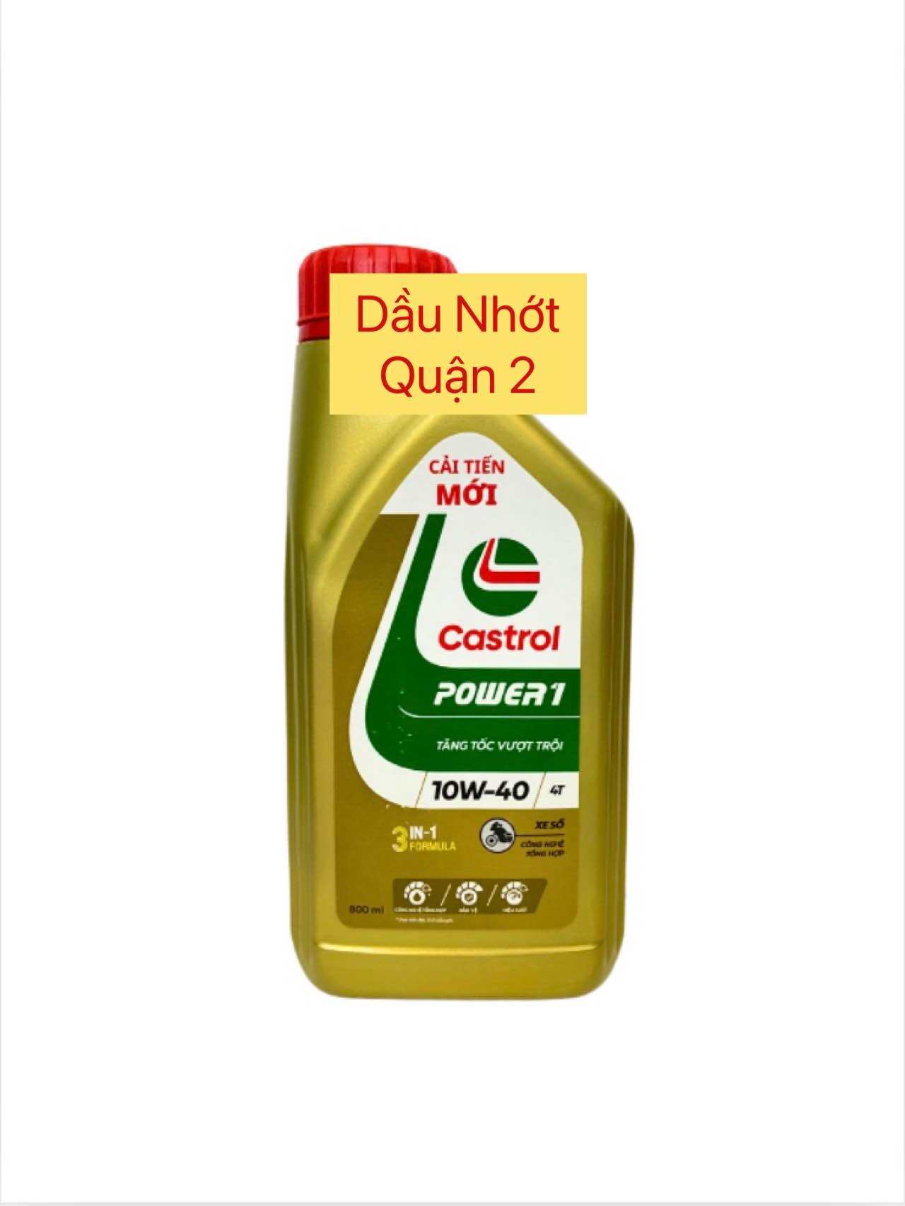 Nhớt Castrol dành cho xe số 800mL và 1L Hàng Chính Hãng