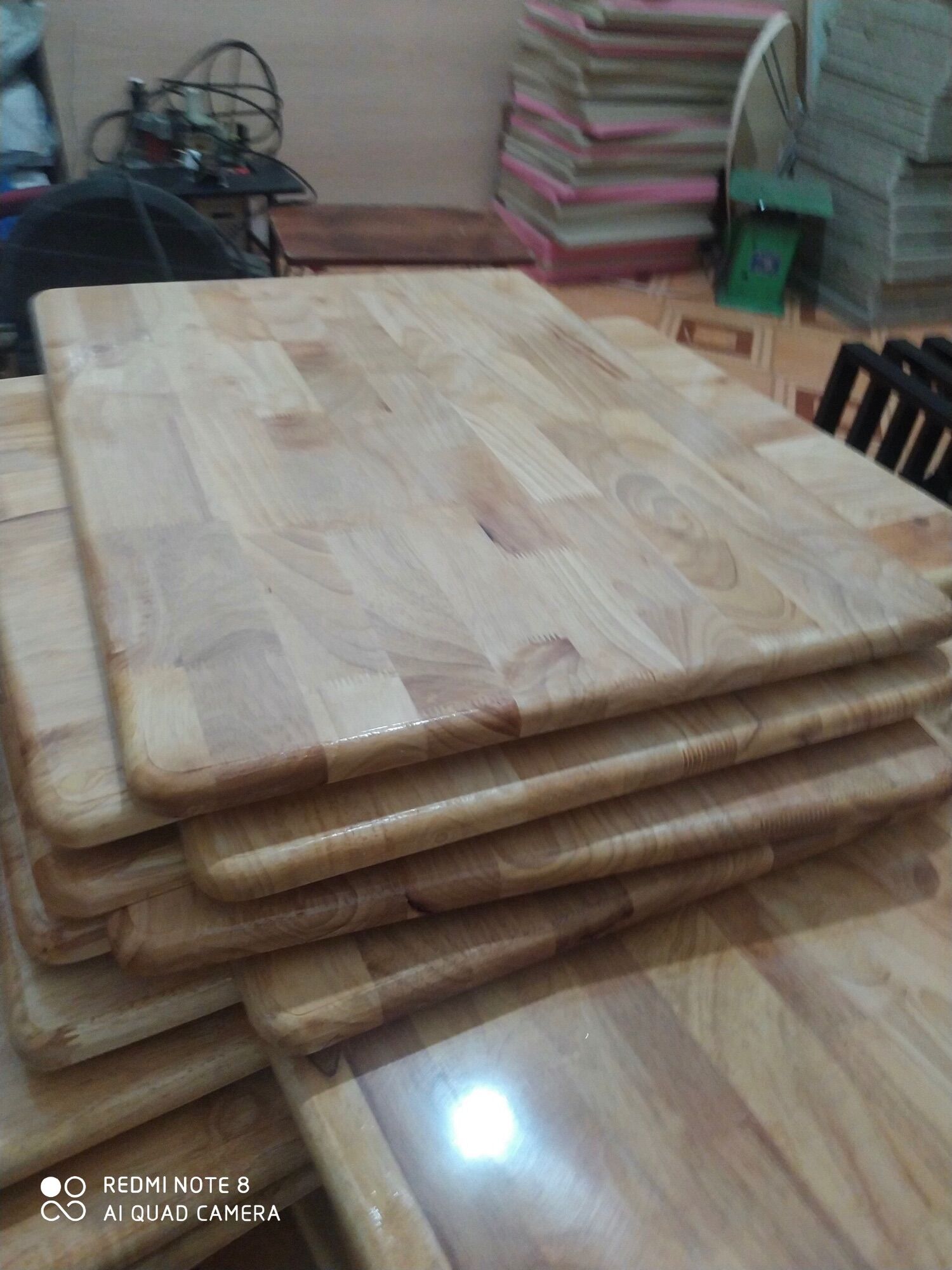 [HCM]Mặt bàn gỗ cao su 40*120