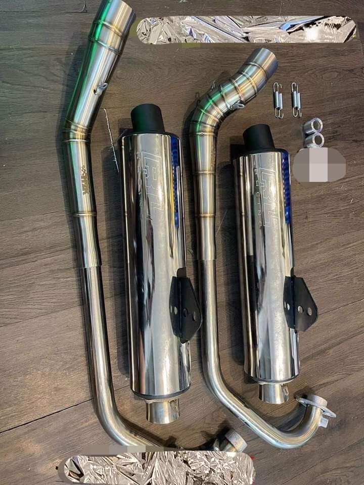Phun set cbr RL cho raider satria fi gồm cổ bô 2 khúc 304 tiu bô