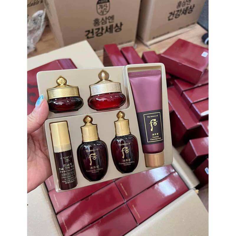 Set dưỡng mini bổ sung tân dịch Whoo Đỏ