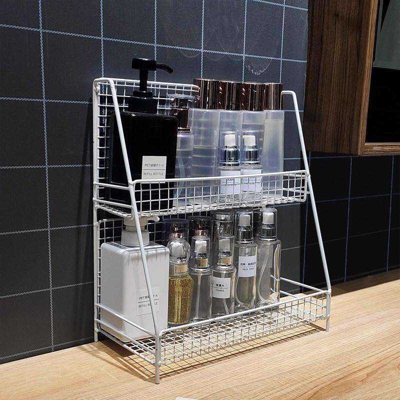 Hộp Đựng Đồ Để Bàn Giá Đựng Đồ Mỹ Phẩm Sản Phẩm Chăm Sóc Da Ký Túc Xá Nhà Vệ Sinh Phòng Tắm Bồn Rửa Nhà Vệ Sinh Sắt Nghệ Thuật