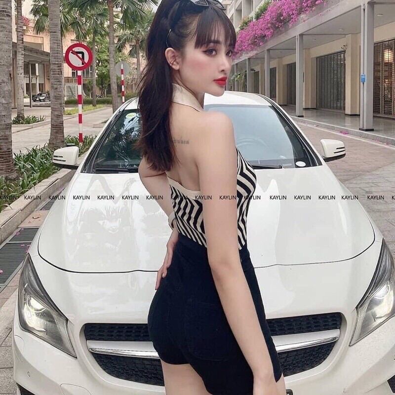 💥Áo ba lỗ cổ bẻ hở lưng hottrend 2022