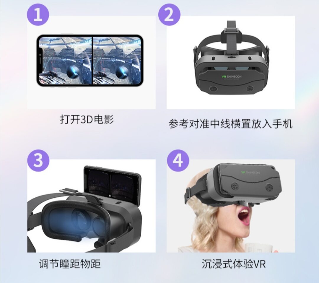 Kính thực tế ảo xem phim 3D